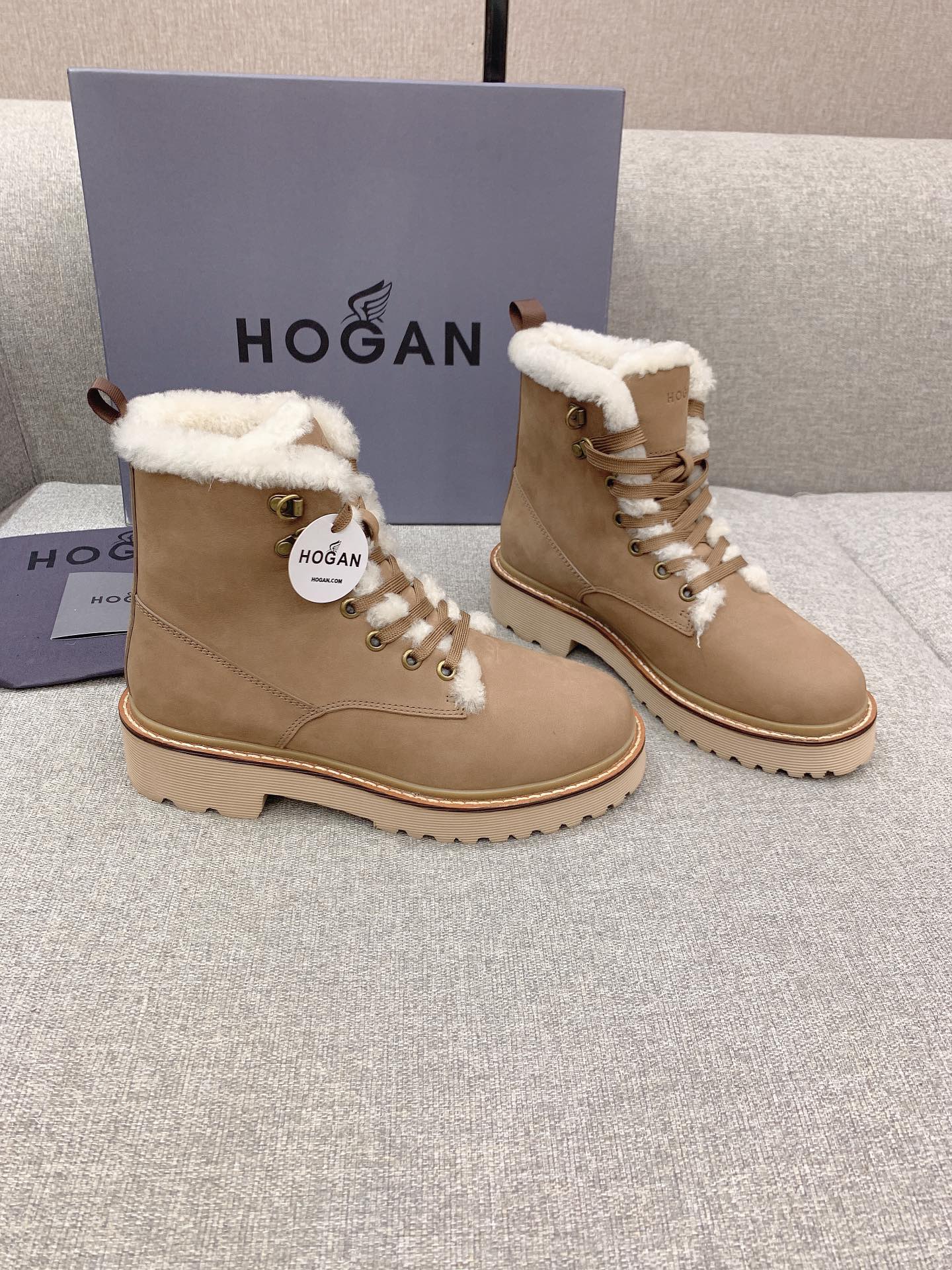 Winter Warmth: Super Thick Furry Boots for Size 35-39 Oxen. - 图片 2