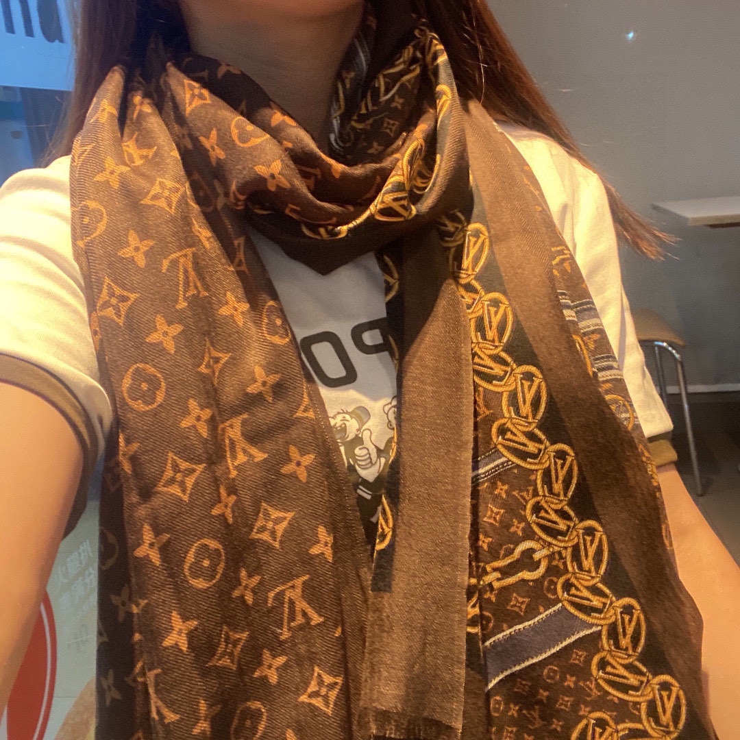 Louis Vuitton Scarf Shawl Only sell high-quality
 Printing Cashmere