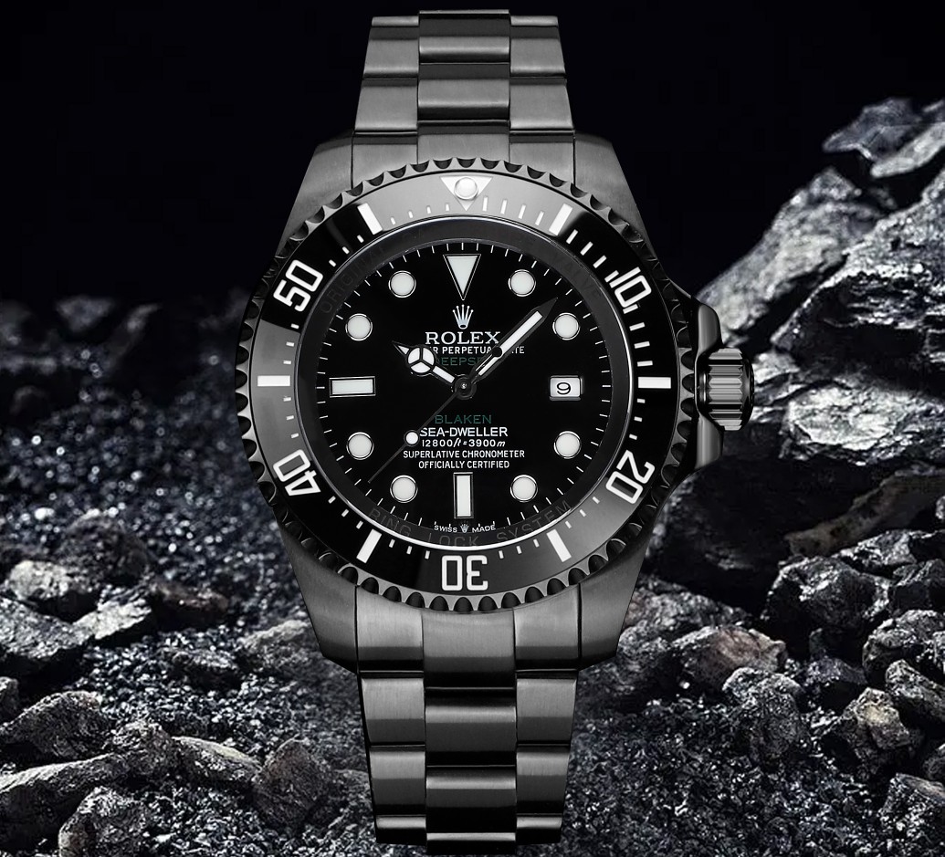 Rolex Montre Meilleure réplique de luxe
 Noir Bleu Rouge 2836 Movement