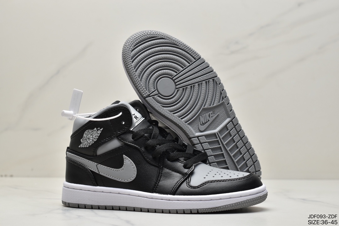 125 真标耐克Nike Air Jordan 1 Mid”Green Yellow”AJ1乔丹一代中帮经典复古篮球鞋 DX9276-100