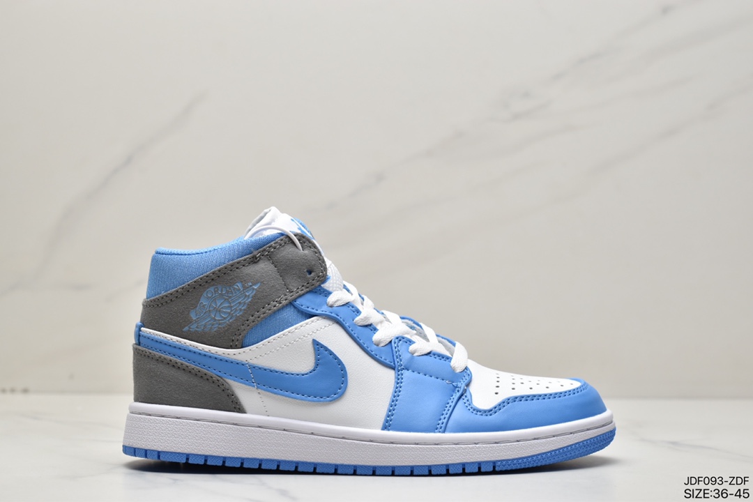 125 真标耐克Nike Air Jordan 1 Mid”Green Yellow”AJ1乔丹一代中帮经典复古篮球鞋 DX9276-100