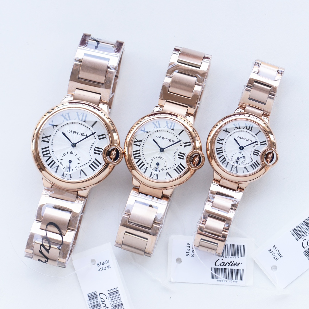 New Cartier Blue Balloon Series Watch with Calendar Function and Sapphire Glass - 图片 2