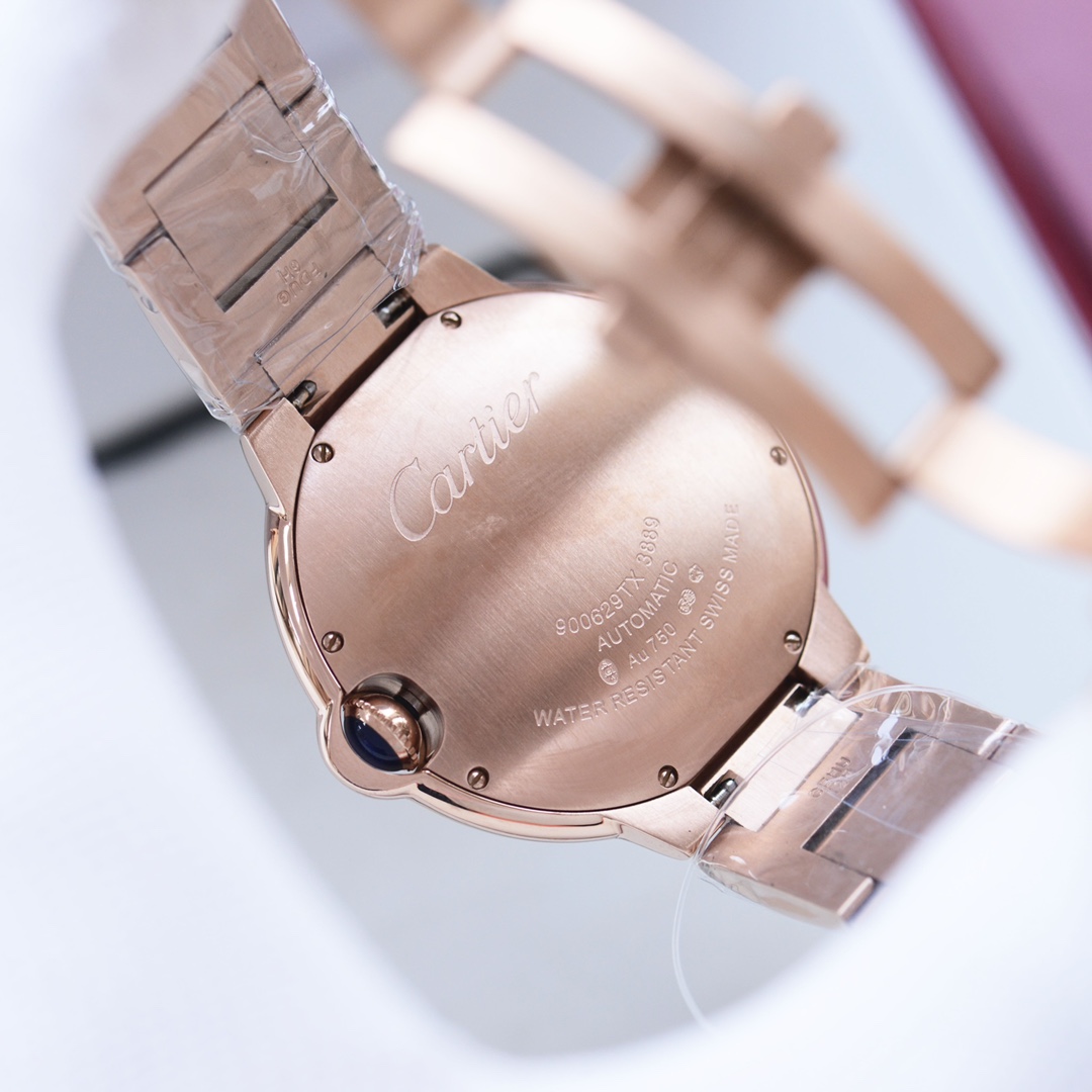 New Cartier Blue Balloon Series Watch with Calendar Function and Sapphire Glass - 图片 8