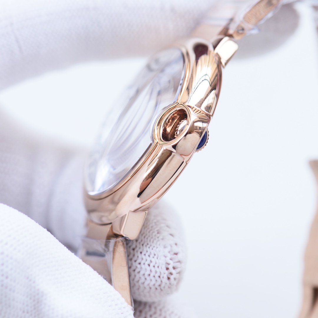 New Cartier Blue Balloon Series Watch with Calendar Function and Sapphire Glass - 图片 7