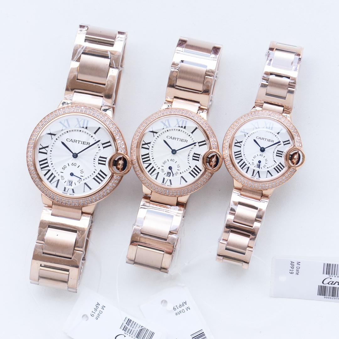 Cartier Blue Balloon Series: New Stone and Boulder Watch with Calendar Function