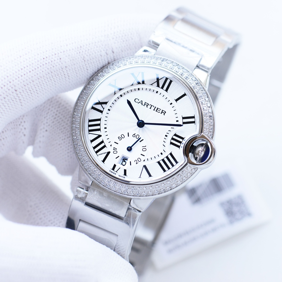Cartier Blue Balloon Series: New Stone and Boulder Watch with Calendar Function - 图片 4