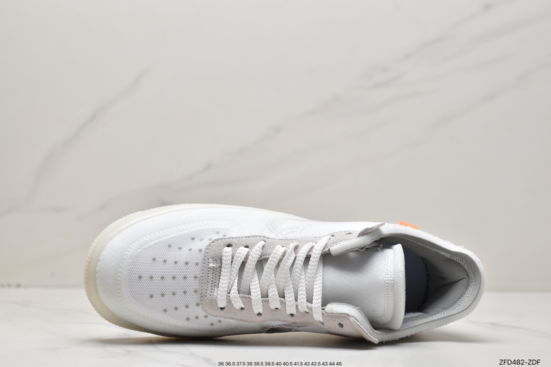 280 OFF-WHITE x Nike Air Force 1 OW联名空军一号 荧光绿 AO4606-700