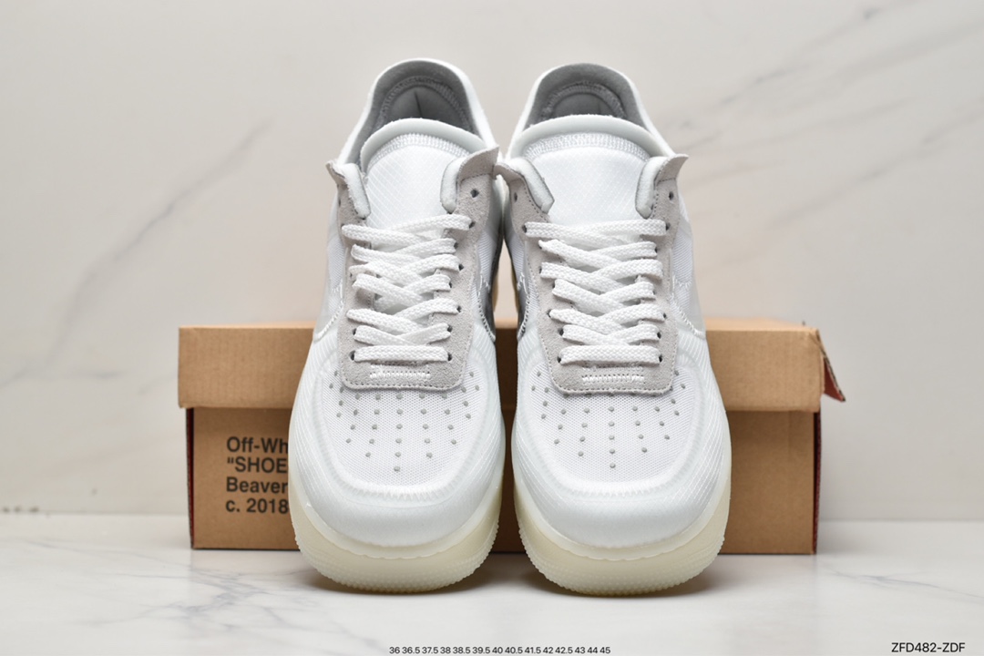 280 OFF-WHITE x Nike Air Force 1 OW联名空军一号 荧光绿 AO4606-700