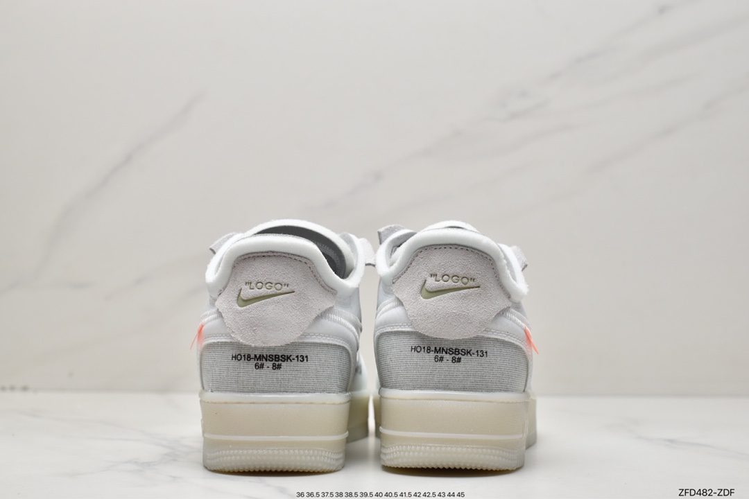 280 OFF-WHITE x Nike Air Force 1 OW联名空军一号 荧光绿 AO4606-700