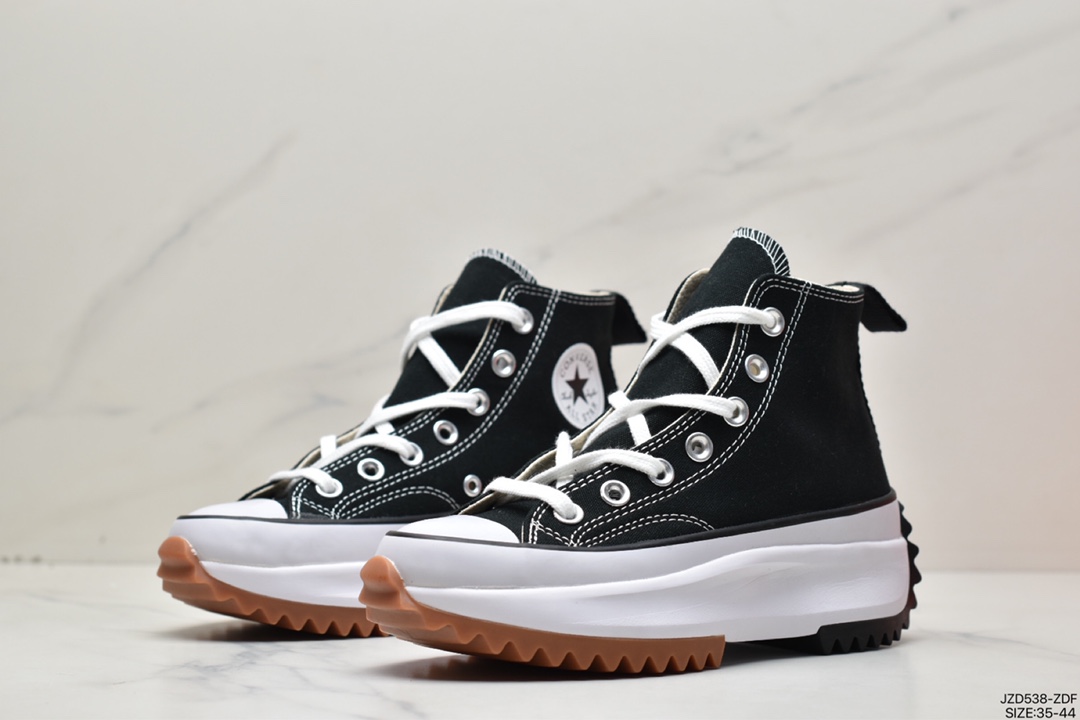 Converse Converse chuck Run Star Hike Hi ”White/Black Gum” 1970 super loose 168817C