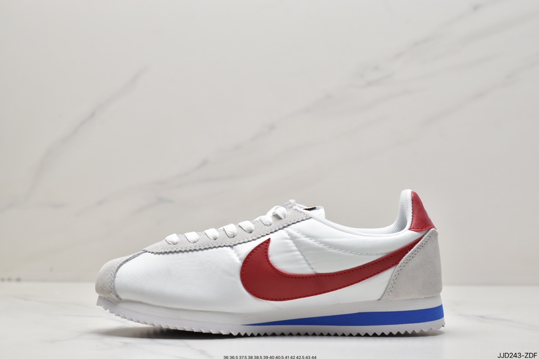 Nike Classic Cortez New Color Classic Forrest Gump Casual Running Shoes 902806-100