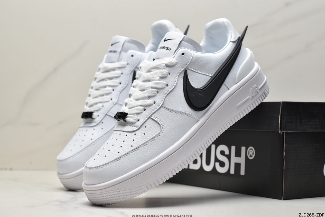 240 耐克Nike Air Force 1 Low 白色大黑勾空军一号DV3464-400