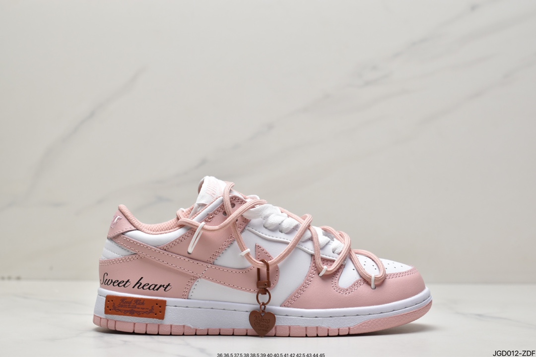 180 Nike SB Dunk Low”Milk White/Pink/Smile”扣篮系列低帮板鞋 DD1503-118