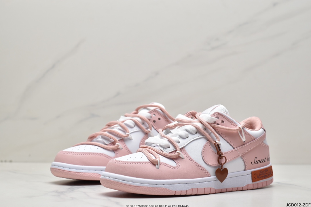 180 Nike SB Dunk Low”Milk White/Pink/Smile”扣篮系列低帮板鞋 DD1503-118