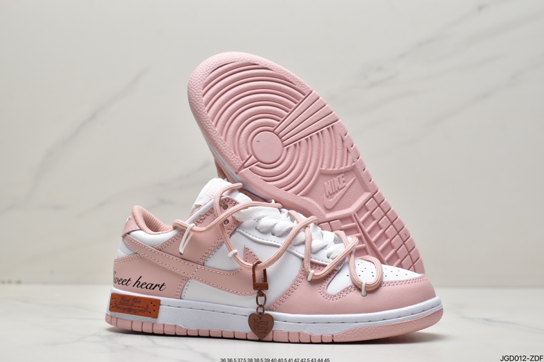 180 Nike SB Dunk Low”Milk White/Pink/Smile”扣篮系列低帮板鞋 DD1503-118