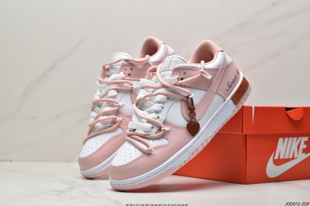 180 Nike SB Dunk Low”Milk White/Pink/Smile”扣篮系列低帮板鞋 DD1503-118