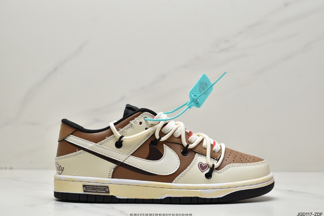 180 Nike SB Dunk Low”Milk White/Pink/Smile”扣篮系列低帮休闲运动滑板板鞋DJ6188-100
