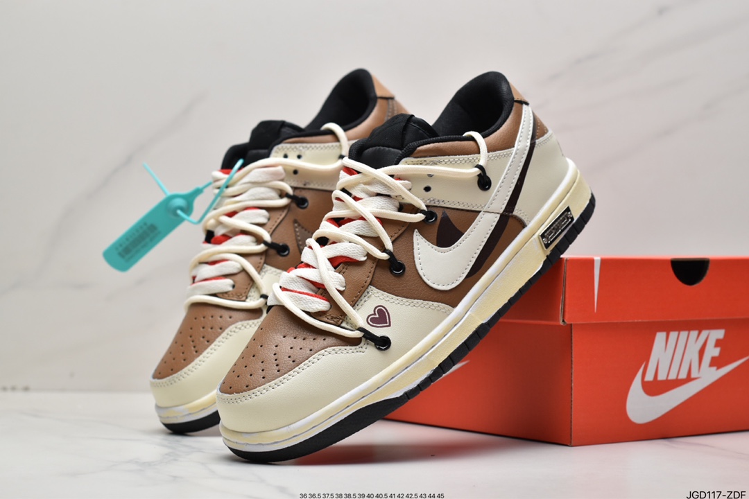 180 Nike SB Dunk Low”Milk White/Pink/Smile”扣篮系列低帮休闲运动滑板板鞋DJ6188-100