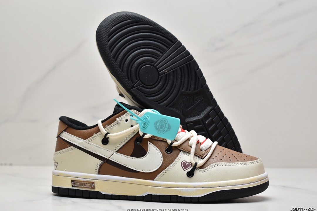 180 Nike SB Dunk Low”Milk White/Pink/Smile”扣篮系列低帮休闲运动滑板板鞋DJ6188-100