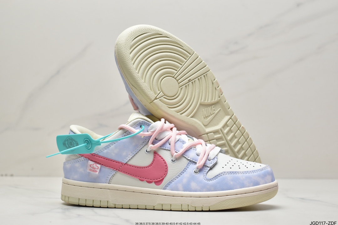 180 Nike SB Dunk Low”Milk White/Pink/Smile”扣篮系列低帮休闲运动滑板板鞋DJ6188-100