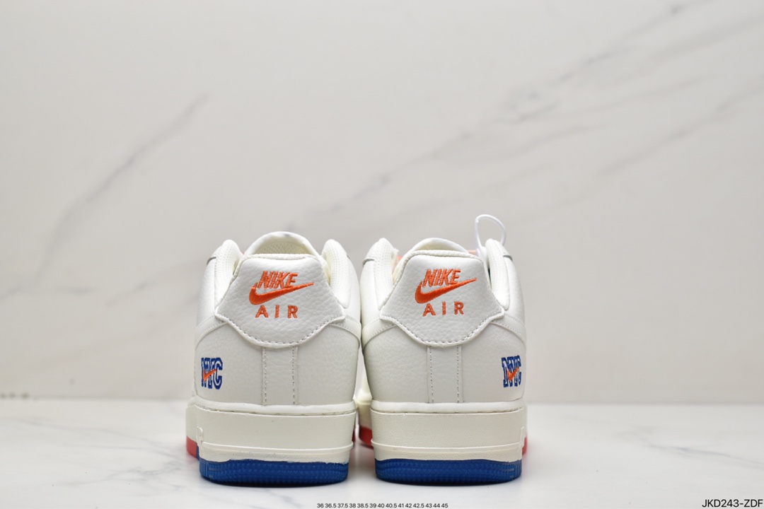 160 Nike Air Force 1 Low 拼接双小勾 空军一号低帮百搭休闲运动板鞋CT1989-105