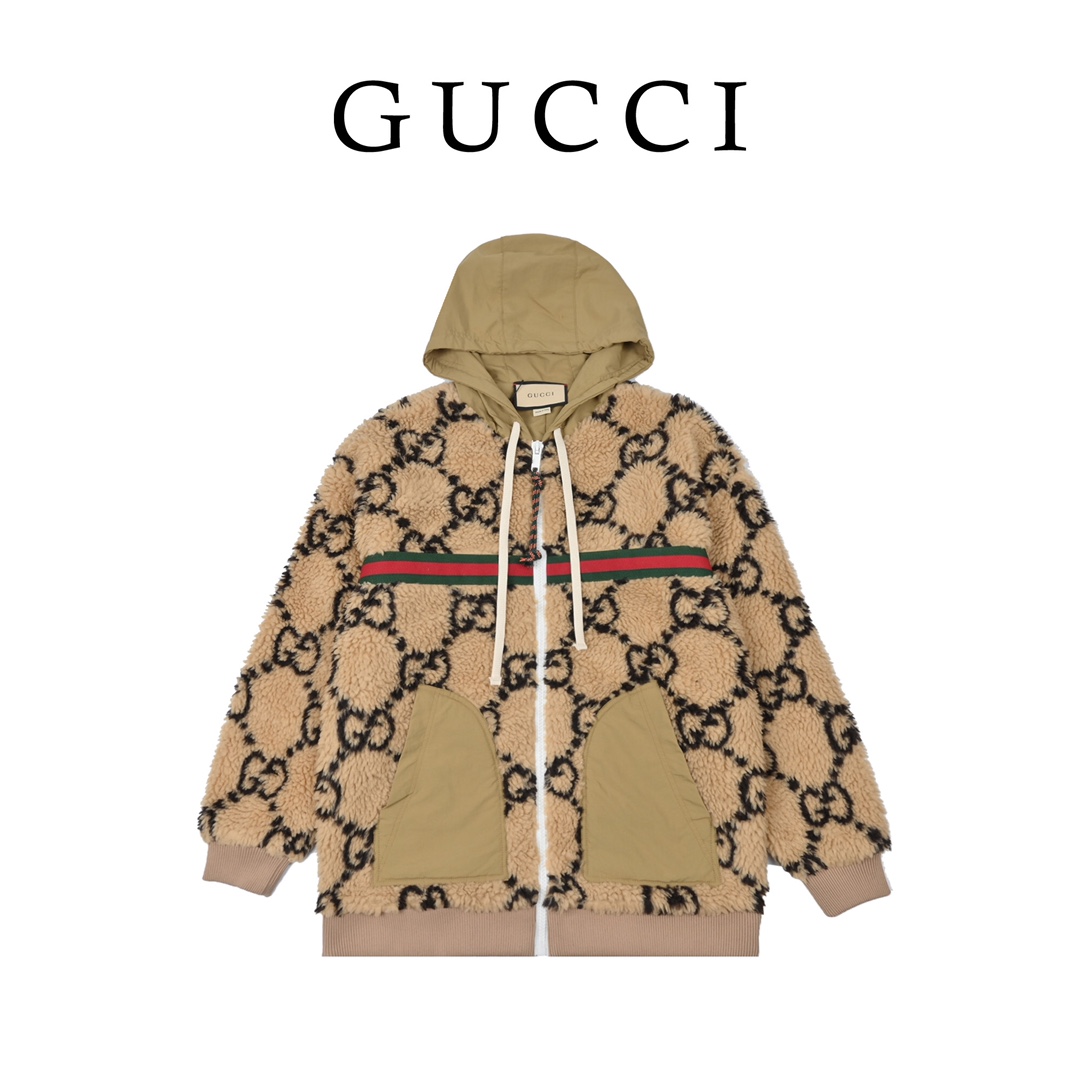 Gucci#古驰羊羔绒外套 第一时间购入zp 此款羊羔绒