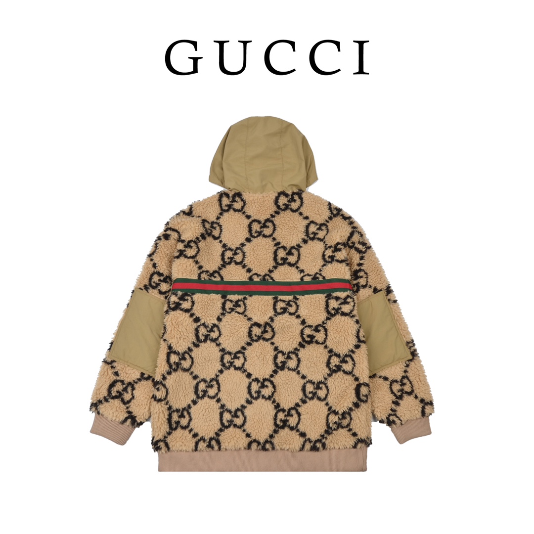 Gucci#古驰羊羔绒外套 第一时间购入zp 此款羊羔绒