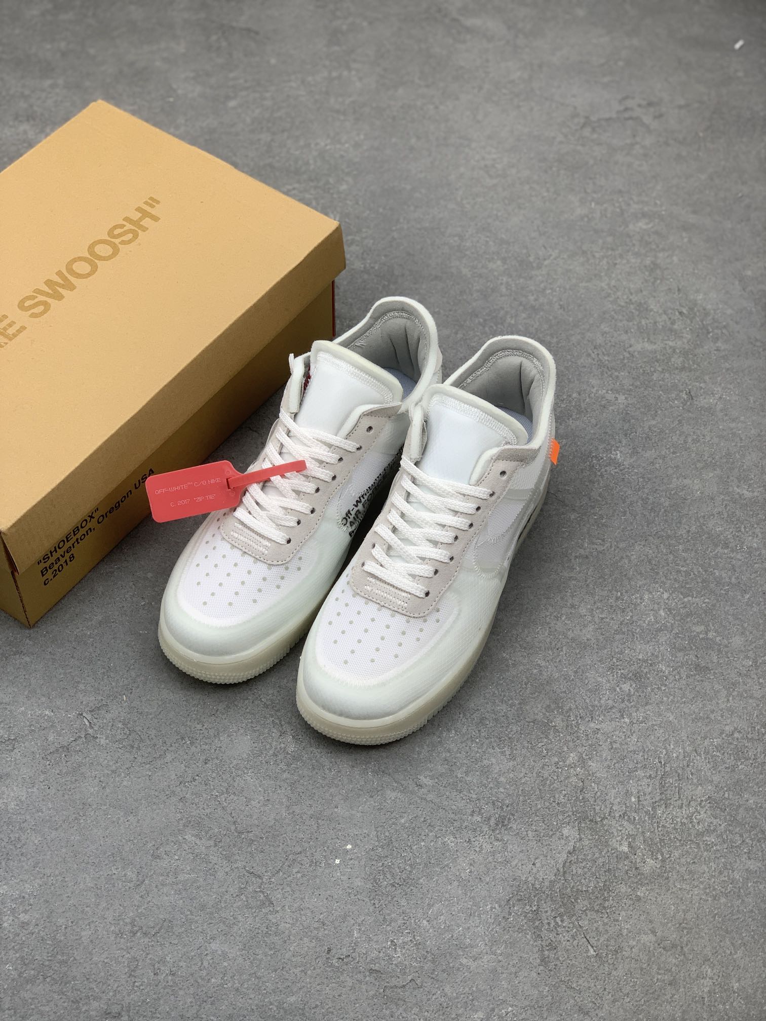 Nike x Off-White Air Force 1 Low White Collaboration Sneakers 9 i1667599958 6829 7
