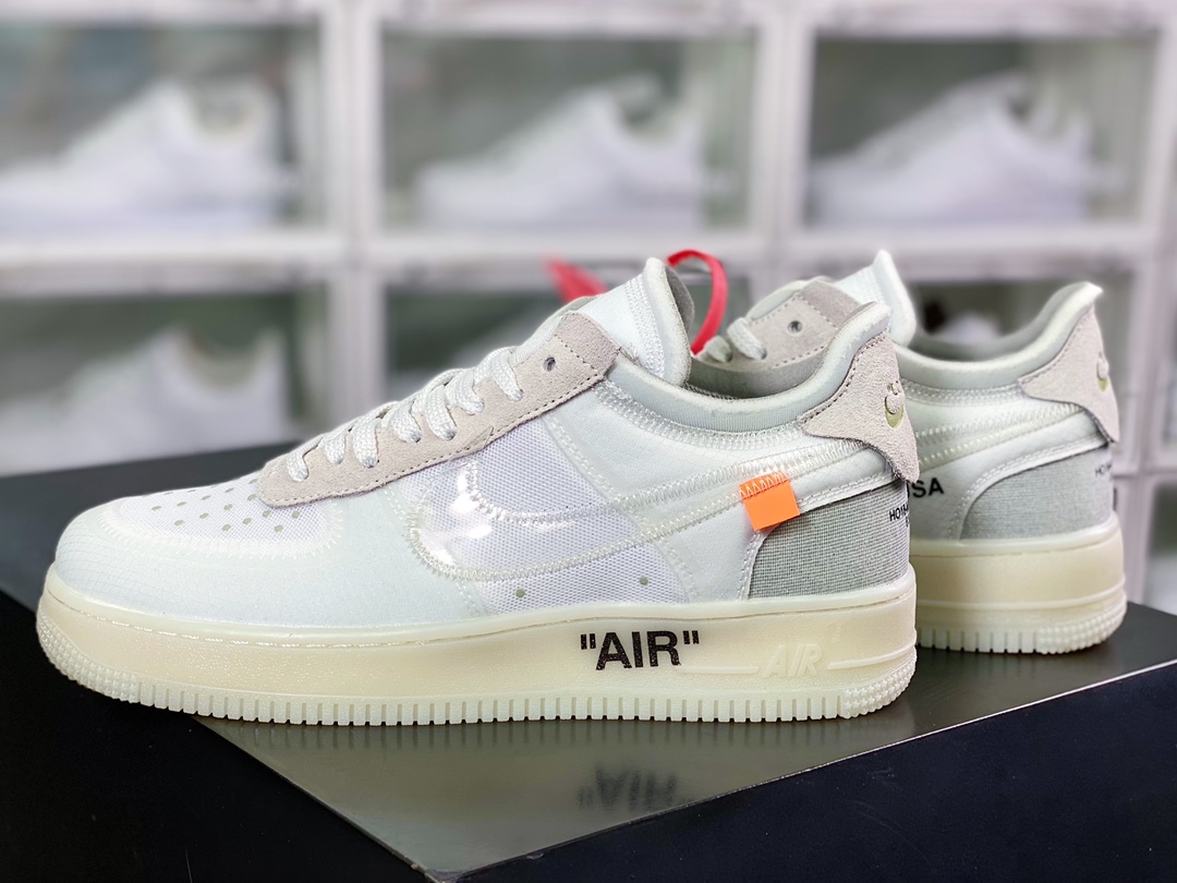 280 VIRGIL ABLOH设计师独立品牌Off-White x Air Force 1 Low”The Ten”1.0初代空军一号AO4606-100