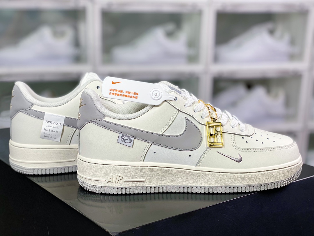 Air Force 1 '07 Low QS”Sail White/Blue Mini Swoosh”FB1839-333