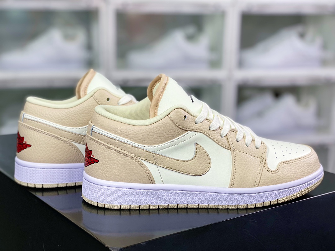 200  Air Jordan 1 Low SE”Heavy Tan Leather”AJ1乔丹一代低帮FB7168-121