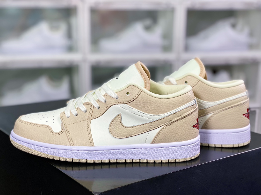 200  Air Jordan 1 Low SE”Heavy Tan Leather”AJ1乔丹一代低帮FB7168-121