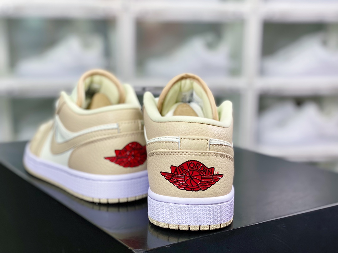 200  Air Jordan 1 Low SE”Heavy Tan Leather”AJ1乔丹一代低帮FB7168-121