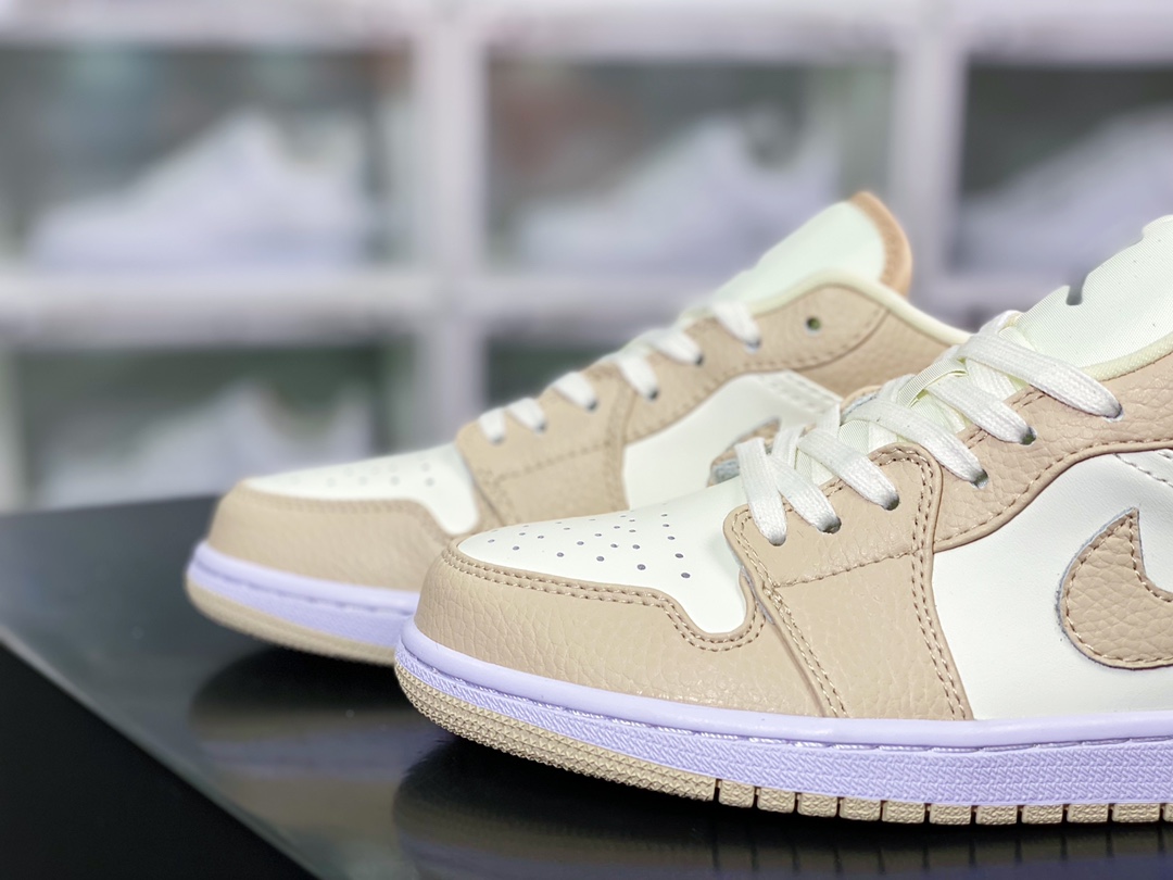 200  Air Jordan 1 Low SE”Heavy Tan Leather”AJ1乔丹一代低帮FB7168-121