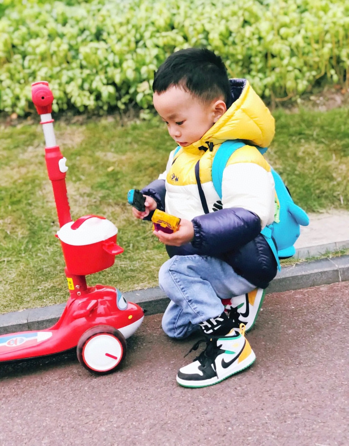 图片[5]-高邦空军工装儿童运动鞋尺码表 尺码表尺码：24-37.5，现货 📣📣不同品牌，不同系列的鞋子，鞋码存在差异 所以一定要量一下宝宝脚长 根据宝宝脚长+1或者1.5cm选择相对应内长-选品中心