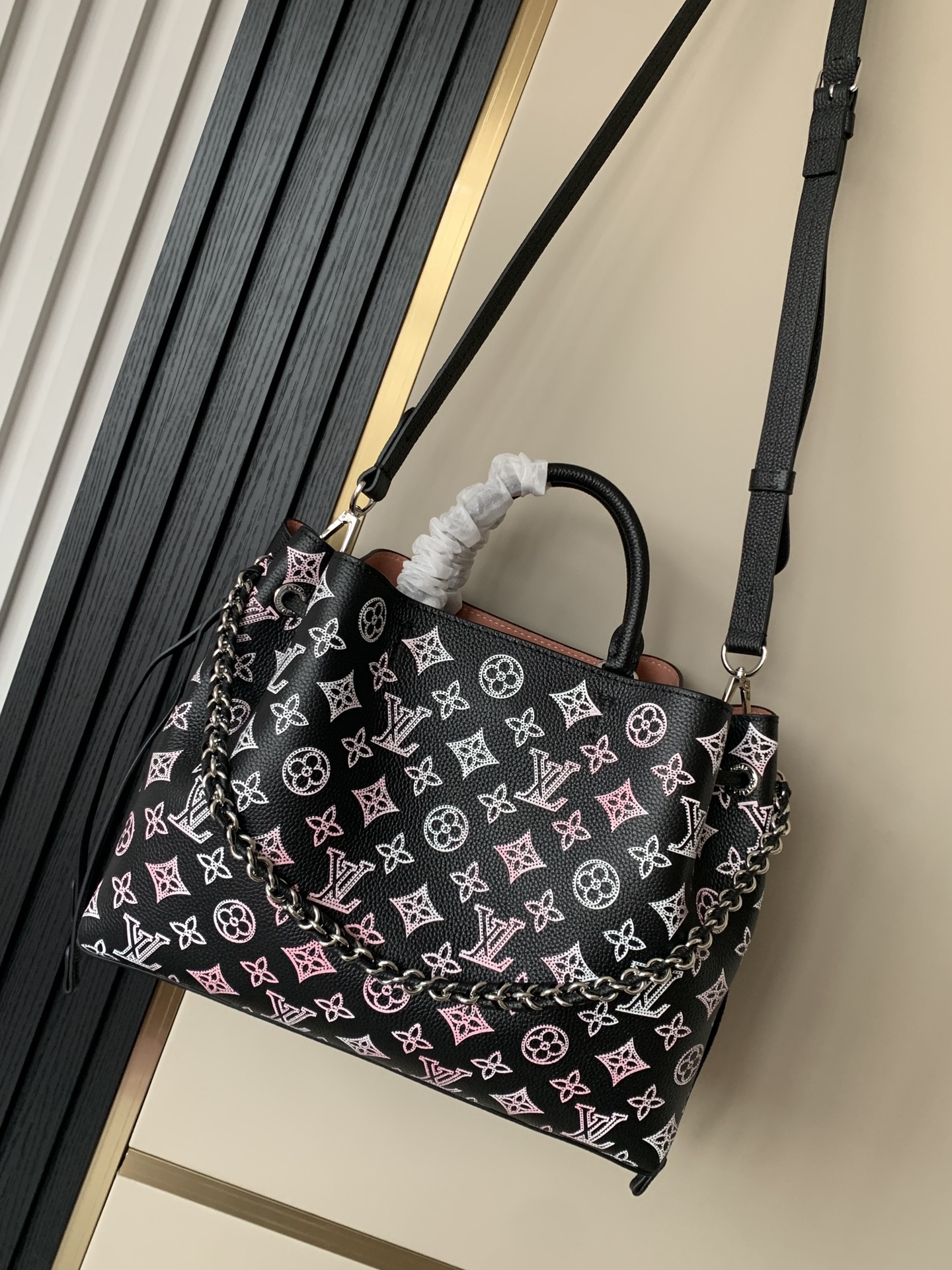 M59200 Negro/Versión Bolso de cuero completo Serie M21107 Este bolso Bella Tote