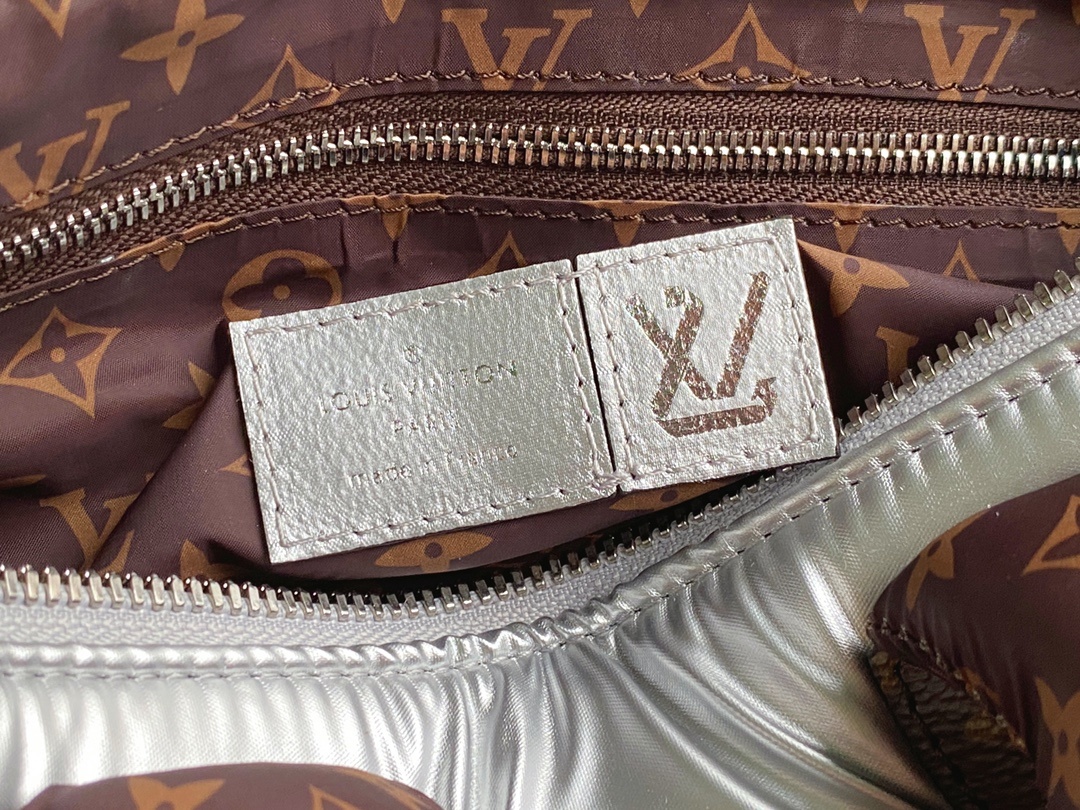 顶级原单M20973银色羽绒枕头包speedy系列M59009本款LVPillowSpeedyBando