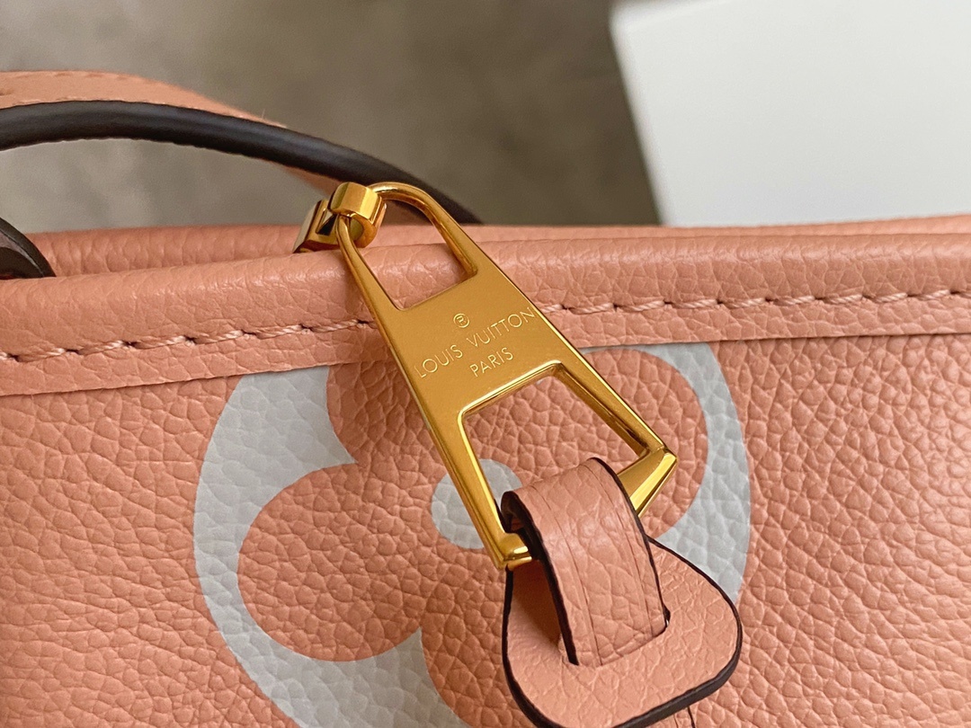 顶级原单M46298粉色全皮全皮压花系列小号CarryAll小号手袋M46288取材Monogram全皮