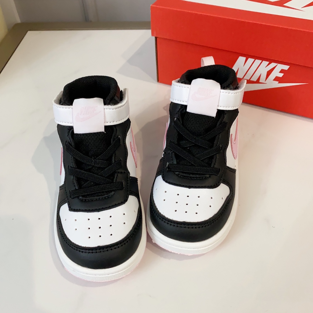 图片[3]-空军高帮工装童鞋22-37.5码 🔚轻运动设计，防滑耐磨的鞋底，平时小朋友跑跑跳跳也很放心，弹力带魔术贴完全无压力穿脱也方便，真是好看又好穿-选品中心