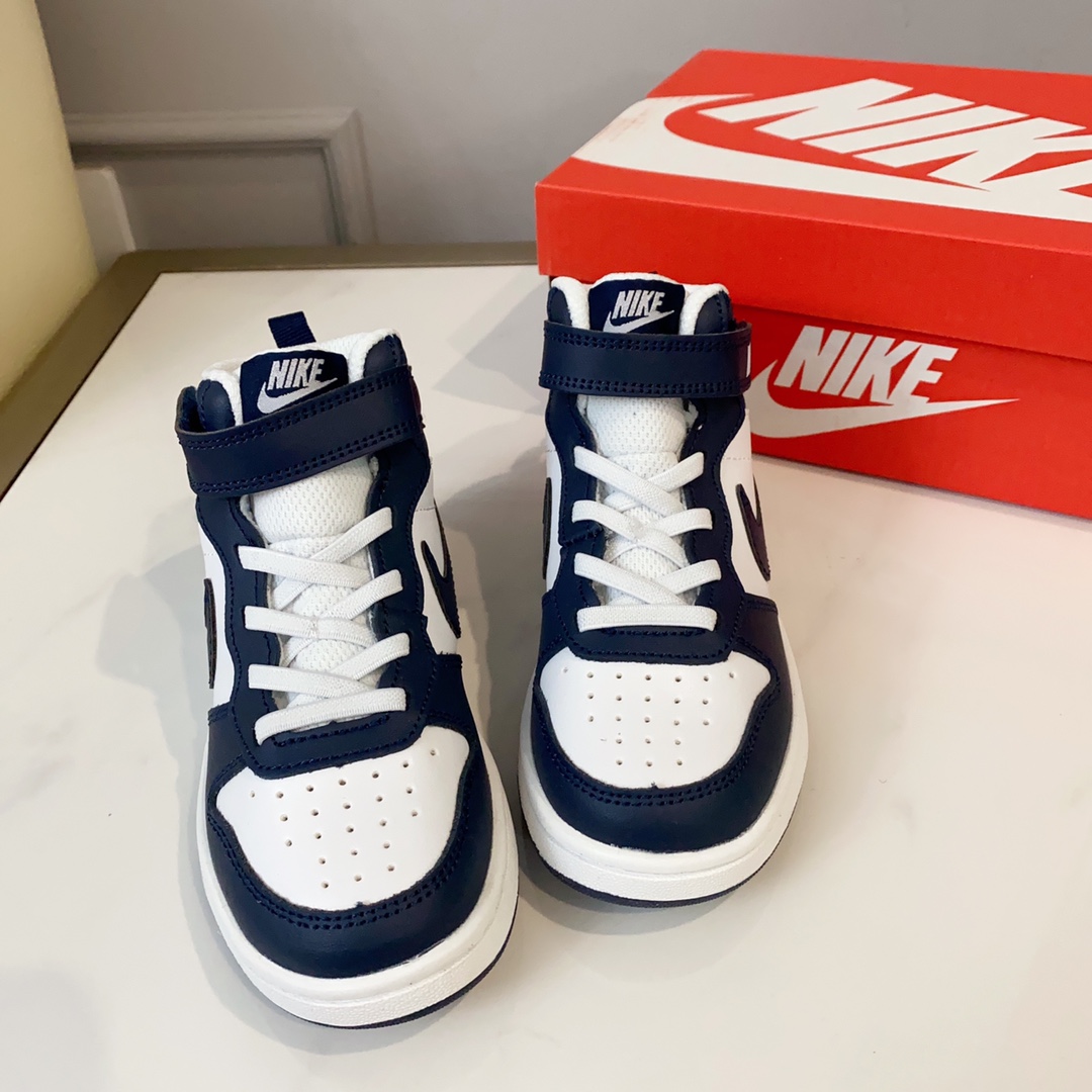 图片[2]-空军高帮工装童鞋22-37.5码 🔚轻运动设计，防滑耐磨的鞋底，平时小朋友跑跑跳跳也很放心，弹力带魔术贴完全无压力穿脱也方便，真是好看又好穿-选品中心