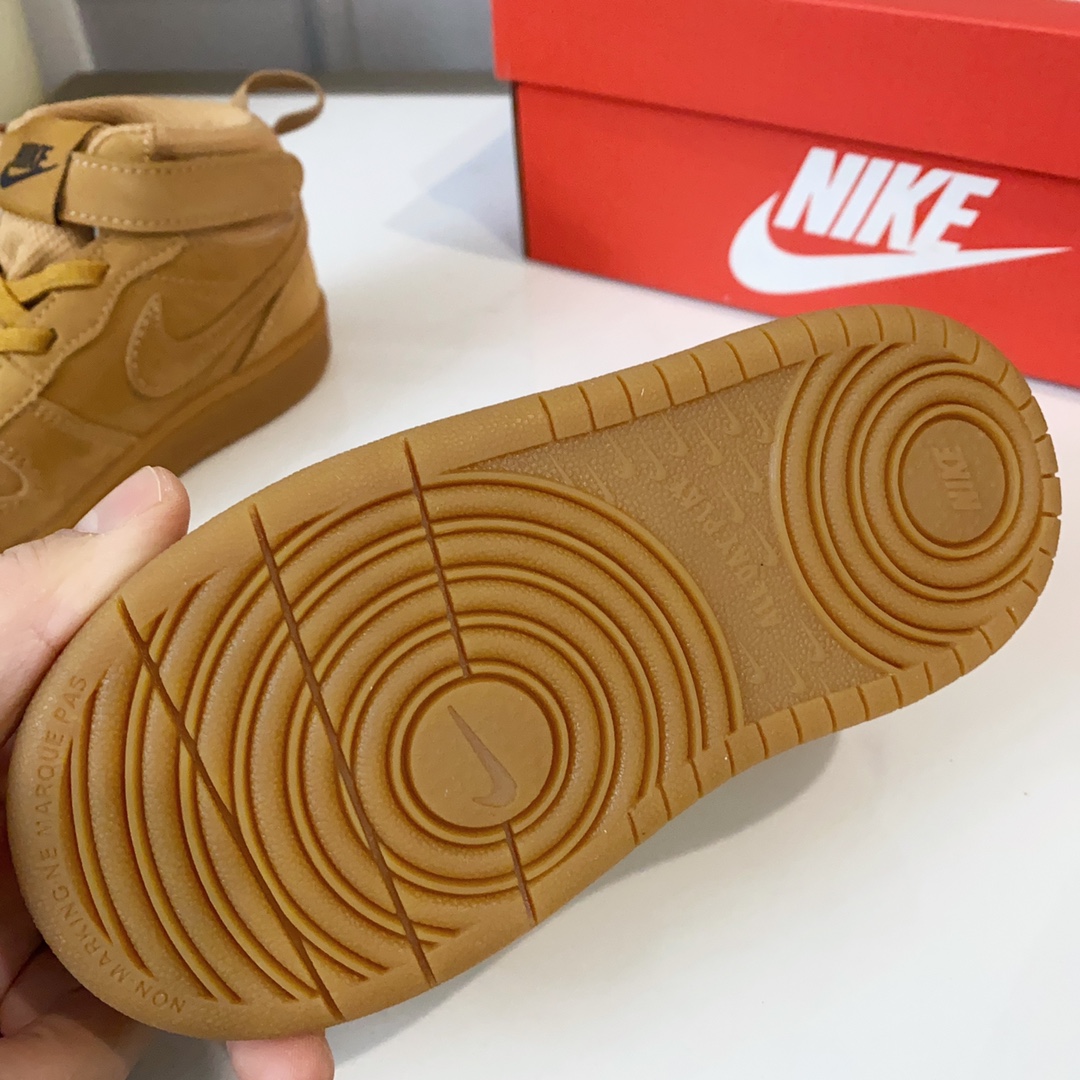 图片[9]-空军高帮工装童鞋22-37.5码 🔚轻运动设计，防滑耐磨的鞋底，平时小朋友跑跑跳跳也很放心，弹力带魔术贴完全无压力穿脱也方便，真是好看又好穿-选品中心