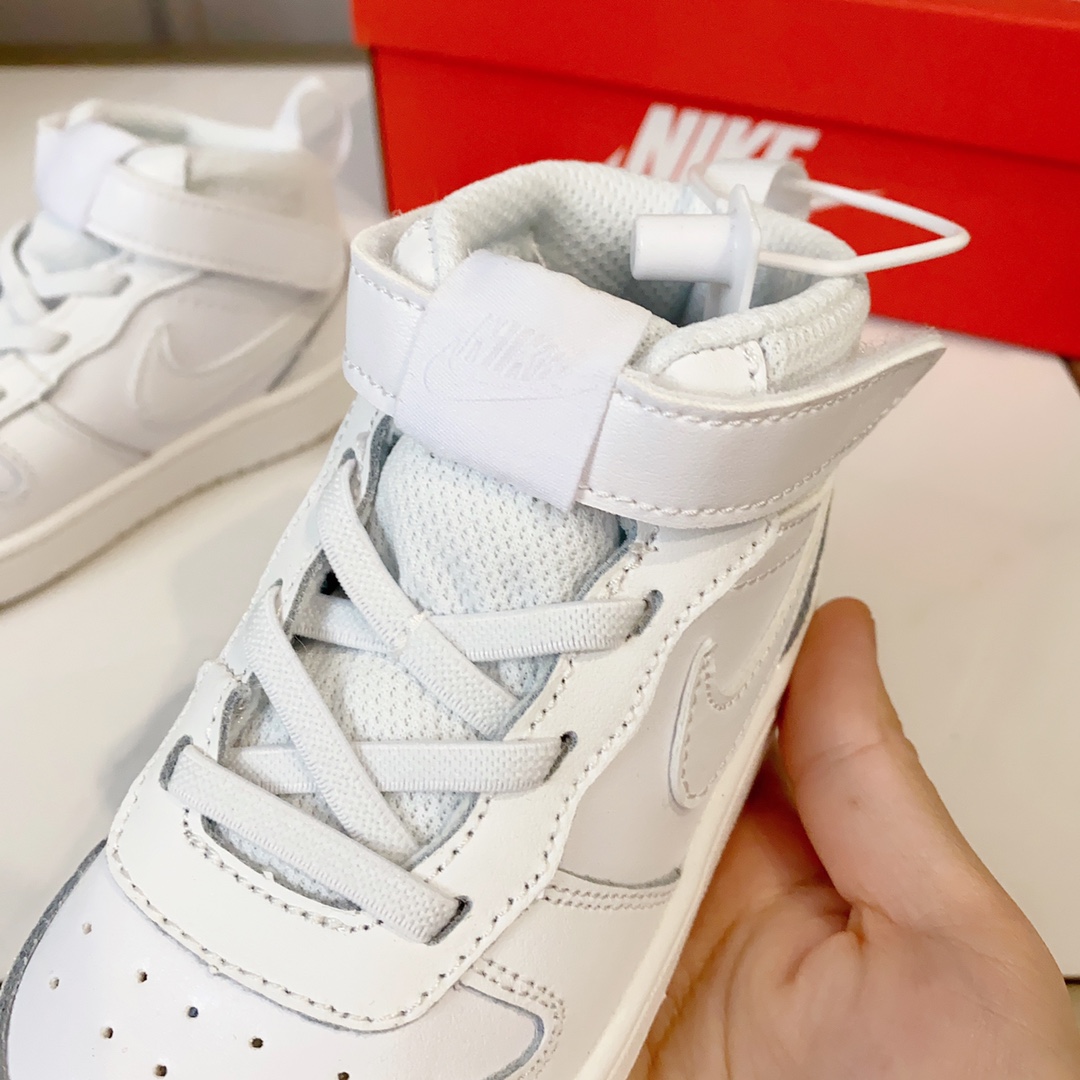 图片[6]-空军高帮工装童鞋22-37.5码 🔚轻运动设计，防滑耐磨的鞋底，平时小朋友跑跑跳跳也很放心，弹力带魔术贴完全无压力穿脱也方便，真是好看又好穿-选品中心