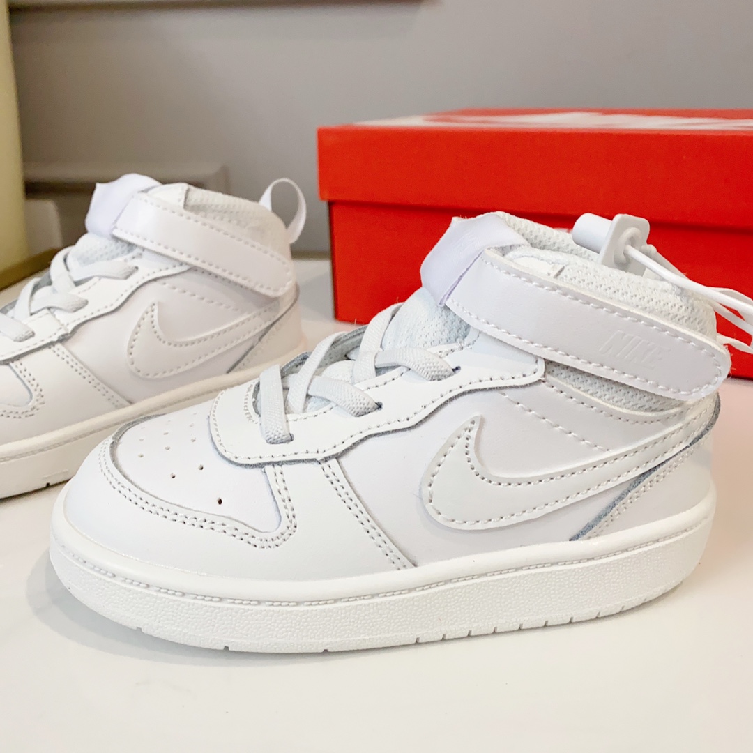 图片[4]-空军高帮工装童鞋22-37.5码 🔚轻运动设计，防滑耐磨的鞋底，平时小朋友跑跑跳跳也很放心，弹力带魔术贴完全无压力穿脱也方便，真是好看又好穿-选品中心