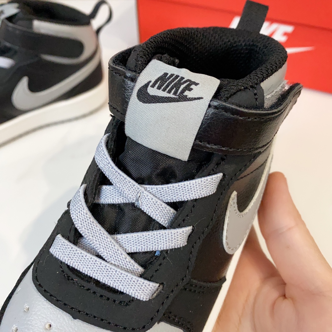 图片[6]-空军高帮工装童鞋22-37.5码 🔚轻运动设计，防滑耐磨的鞋底，平时小朋友跑跑跳跳也很放心，弹力带魔术贴完全无压力穿脱也方便，真是好看又好穿-选品中心