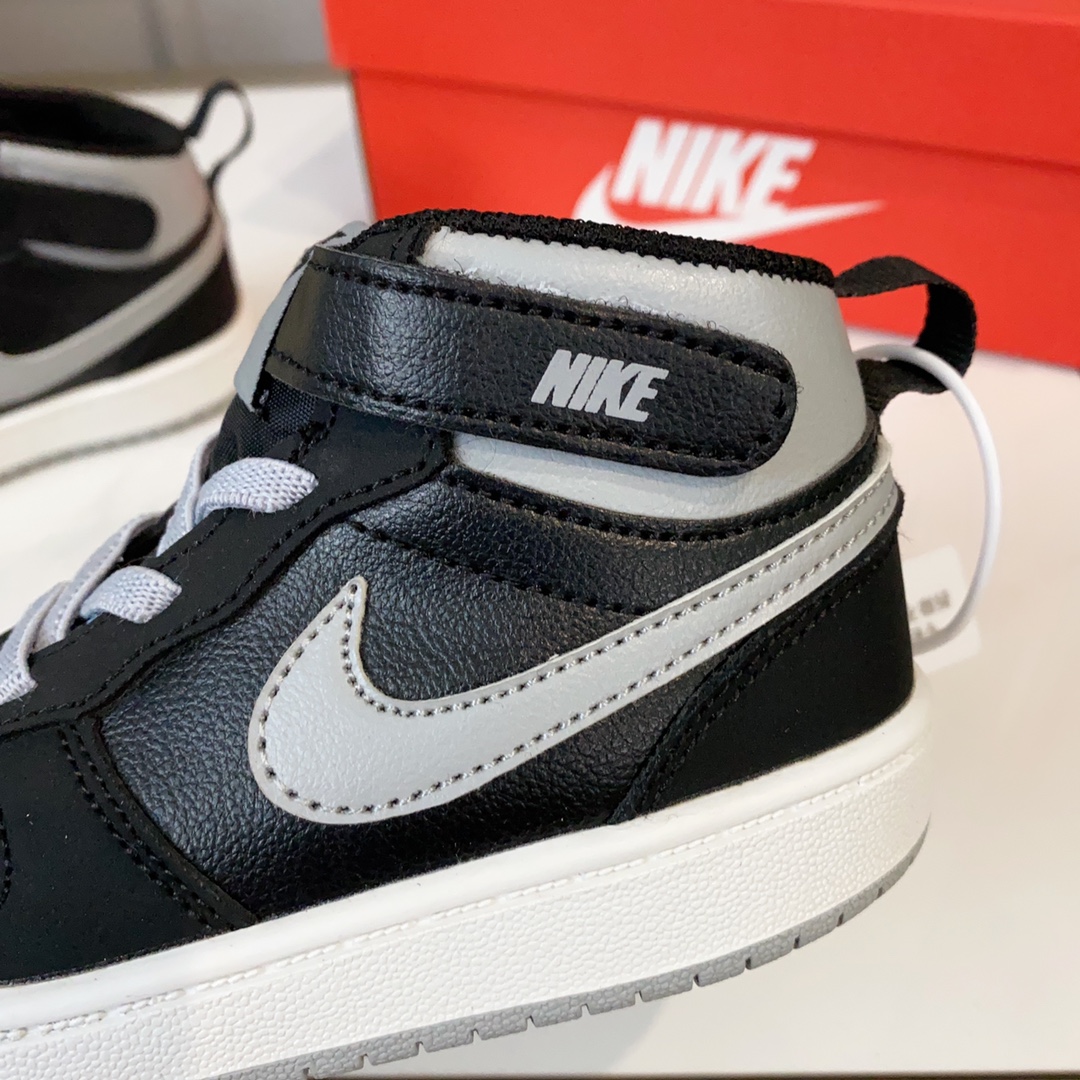 图片[7]-空军高帮工装童鞋22-37.5码 🔚轻运动设计，防滑耐磨的鞋底，平时小朋友跑跑跳跳也很放心，弹力带魔术贴完全无压力穿脱也方便，真是好看又好穿-选品中心