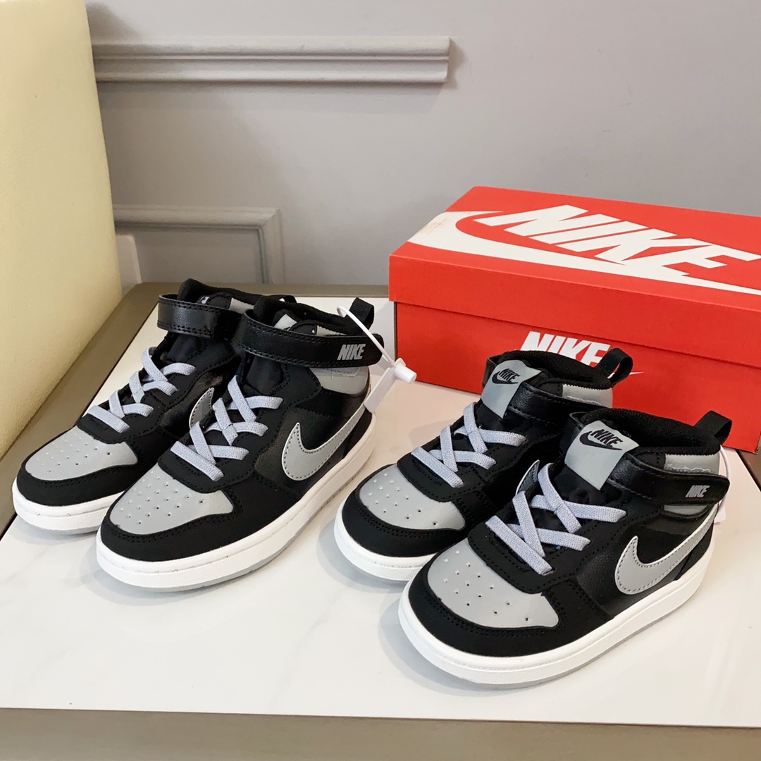 空军高帮工装童鞋22-37.5码 🔚轻运动设计，防滑耐磨的鞋底，平时小朋友跑跑跳跳也很放心，弹力带魔术贴完全无压力穿脱也方便，真是好看又好穿-选品中心