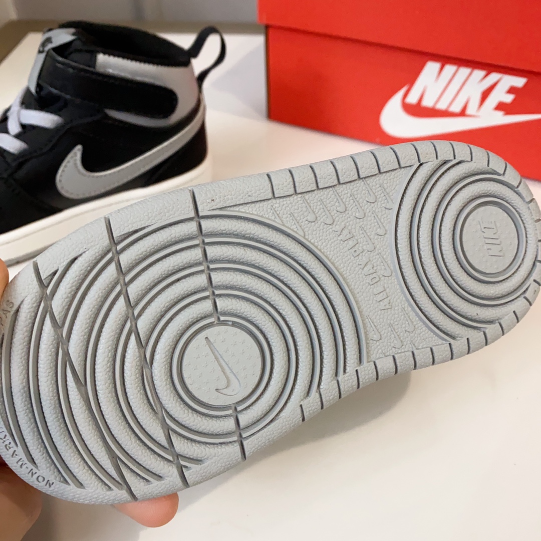 图片[9]-空军高帮工装童鞋22-37.5码 🔚轻运动设计，防滑耐磨的鞋底，平时小朋友跑跑跳跳也很放心，弹力带魔术贴完全无压力穿脱也方便，真是好看又好穿-选品中心