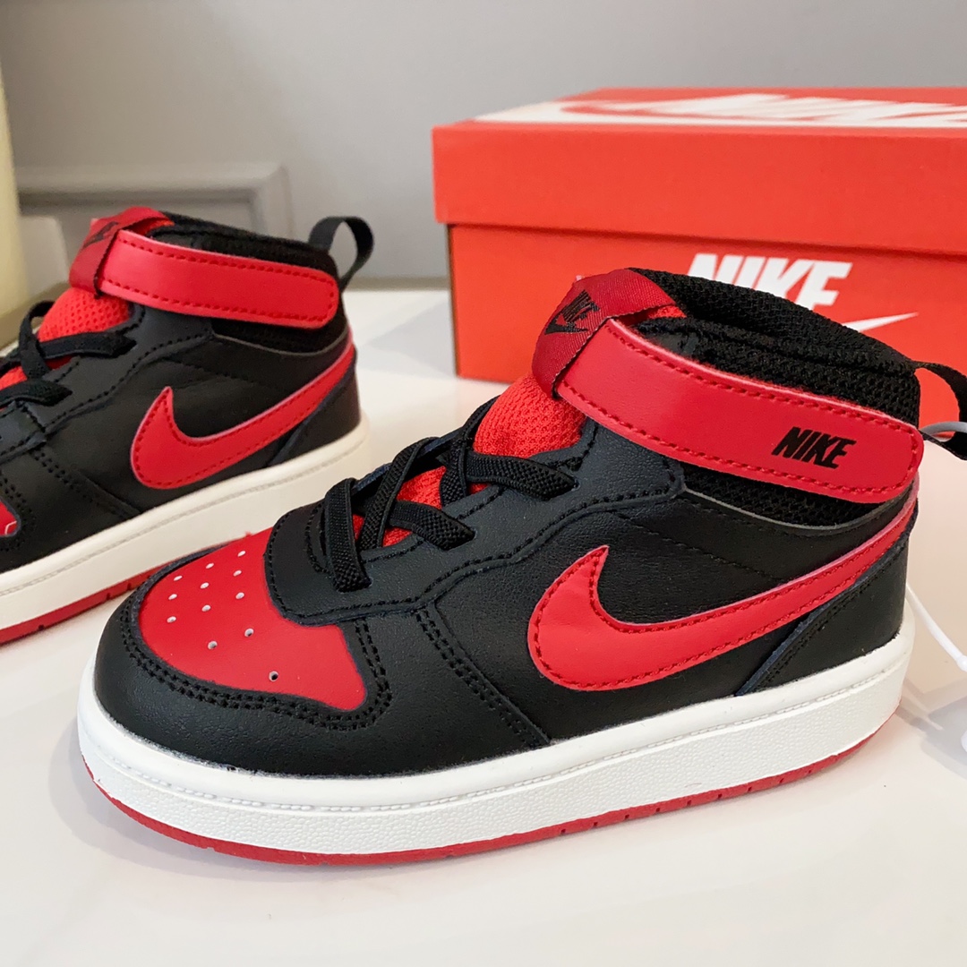 图片[4]-空军高帮工装童鞋22-37.5码 🔚轻运动设计，防滑耐磨的鞋底，平时小朋友跑跑跳跳也很放心，弹力带魔术贴完全无压力穿脱也方便，真是好看又好穿-选品中心