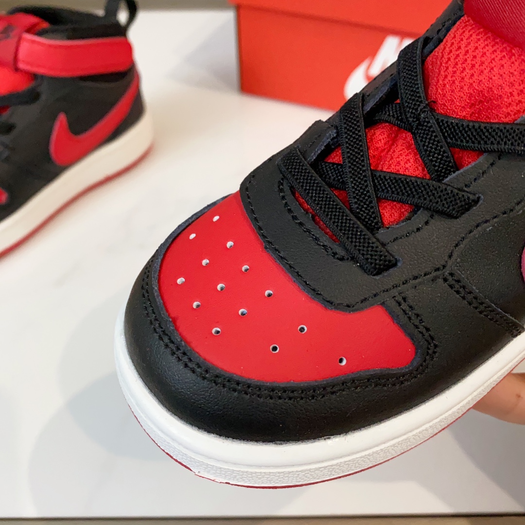 图片[5]-空军高帮工装童鞋22-37.5码 🔚轻运动设计，防滑耐磨的鞋底，平时小朋友跑跑跳跳也很放心，弹力带魔术贴完全无压力穿脱也方便，真是好看又好穿-选品中心