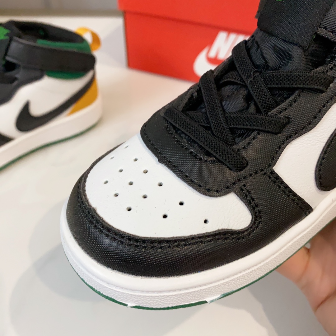 图片[5]-空军高帮工装童鞋22-37.5码 🔚轻运动设计，防滑耐磨的鞋底，平时小朋友跑跑跳跳也很放心，弹力带魔术贴完全无压力穿脱也方便，真是好看又好穿-选品中心